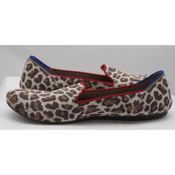 ROTHY’s Womens The Loafers Mocha Spot Flat Shoes Animal Print Leopard Size 9 - Picture 10 of 11